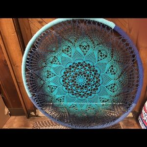 Handmade Crocheted 34” Dreamcatcher/Mandala